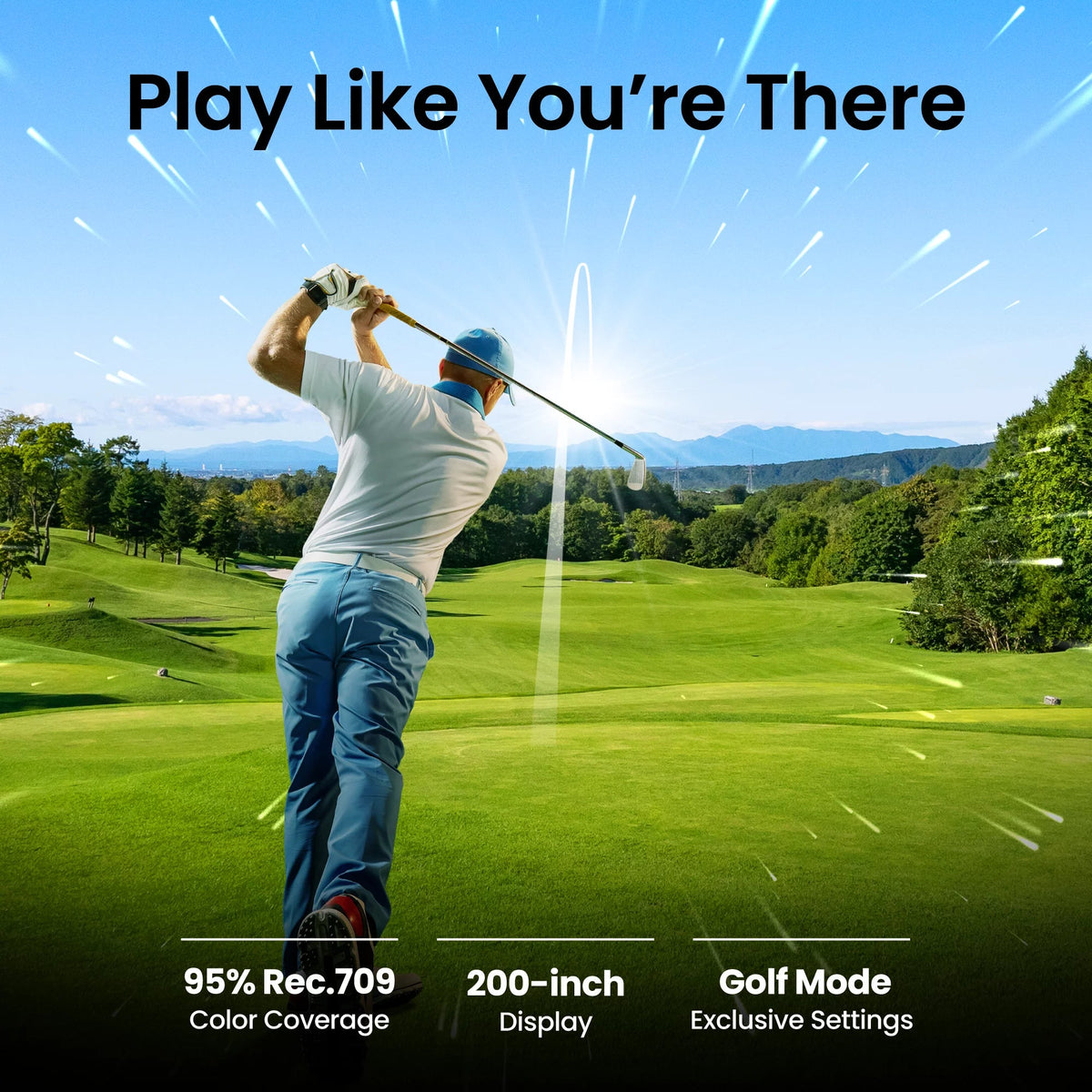 BenQ AH700ST 4000 Lumens Short Throw 1080P Laser Golf Simulator Projector - Golf Simulators Direct