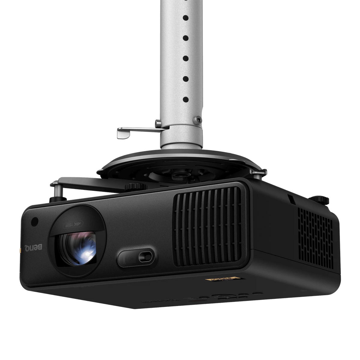 View of a mounted BenQ AK700ST 4000-Lumen 4K Short Throw Laser Golf Simulator Projector