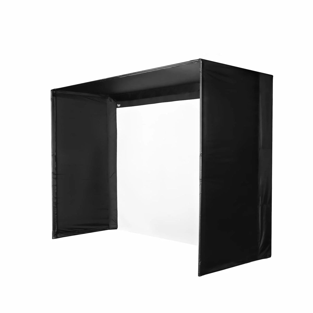 Carl's Place: DIY Golf Simulator Enclosure Kit with Impact Screen - front view off center