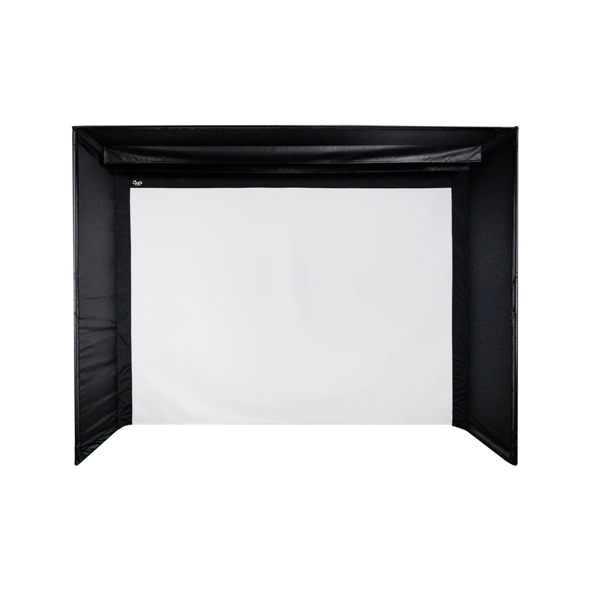 Carl's Place: DIY Golf Simulator Enclosure Kit with Impact Screen - front view