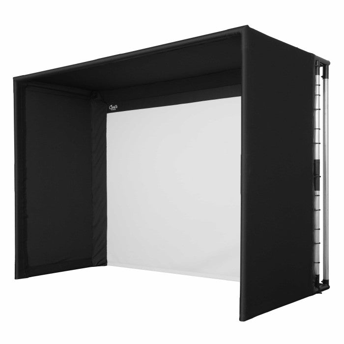 Carl's Place: Pro Golf Simulator Enclosure Kit with Impact Screen - Golf Simulators Direct