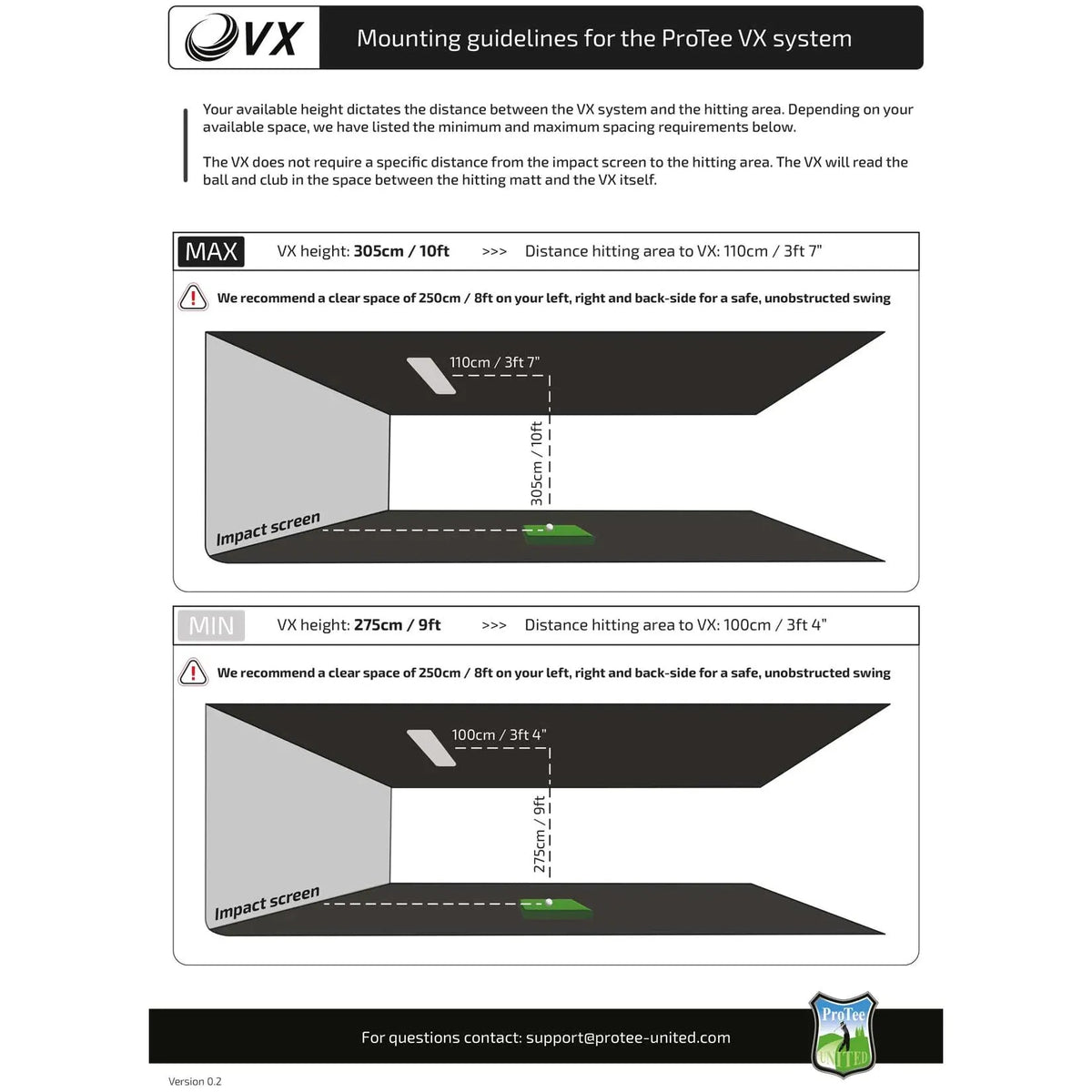 ProTee VX Launch Monitor - Golf Simulators Direct