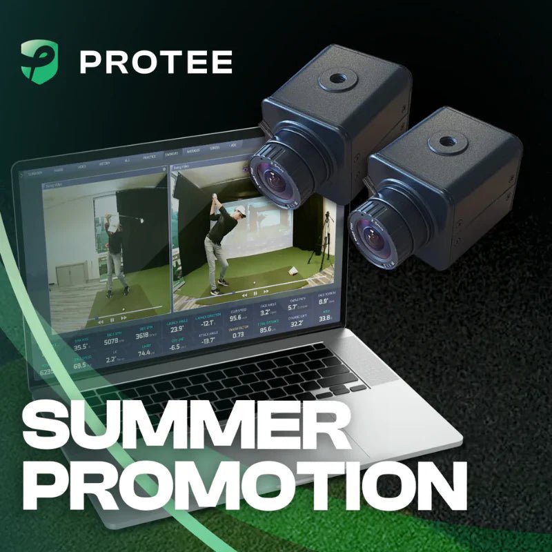 ProTee VX Launch Monitor - FREE Dual Swing Cameras - Golf Simulators Direct