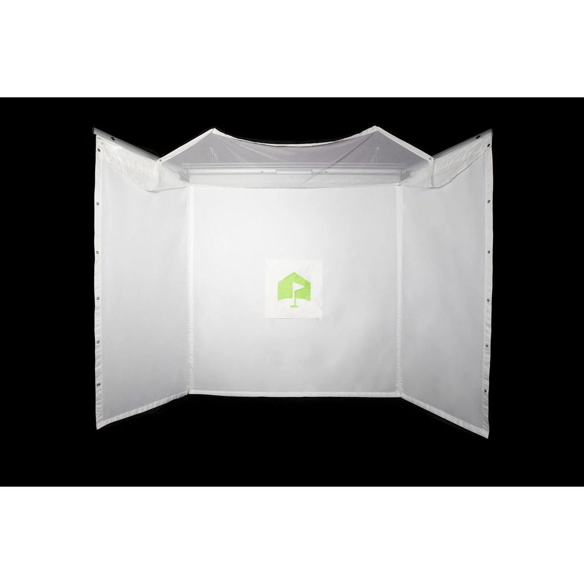 Homecourse 180 retractable golf impact screen