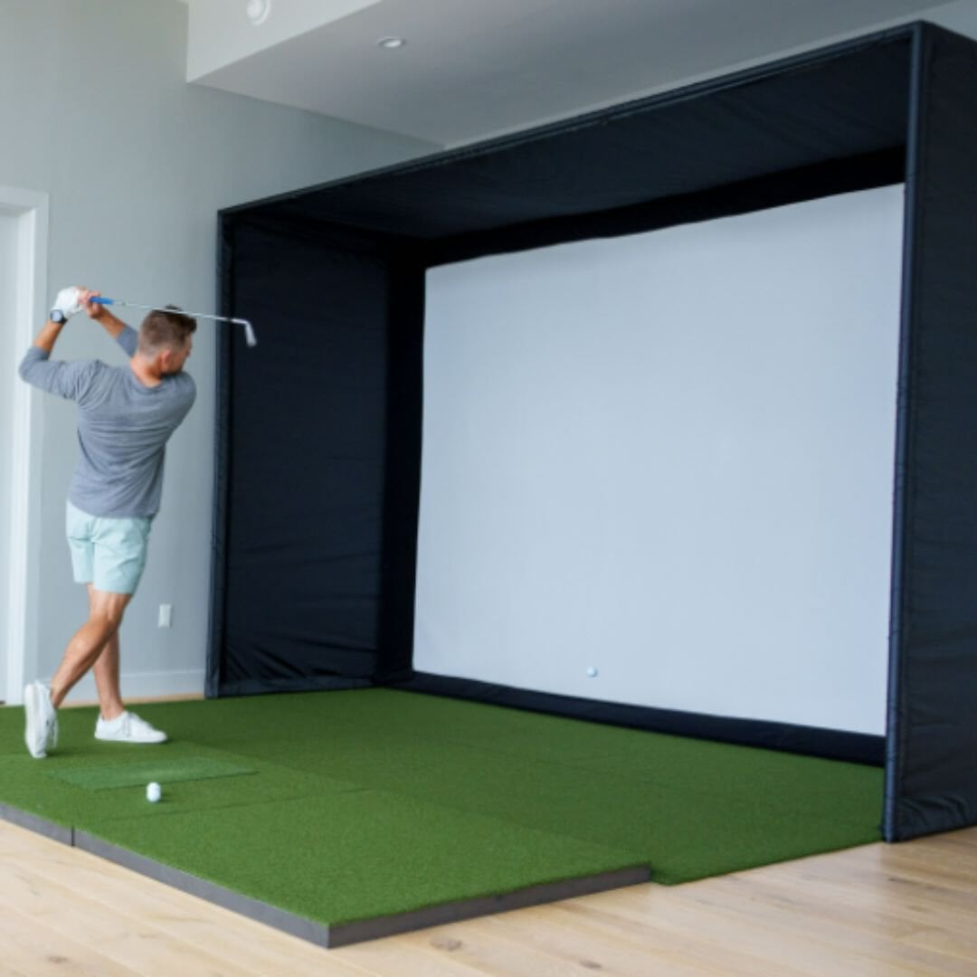 SIGPRO Professional Golf Simulator Enclosure - Golf Simulators Direct