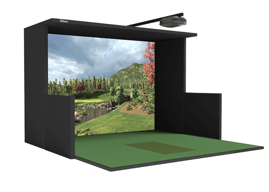 Alternate view of Simbooth 2 Kit with IDRA II Launch Monitor