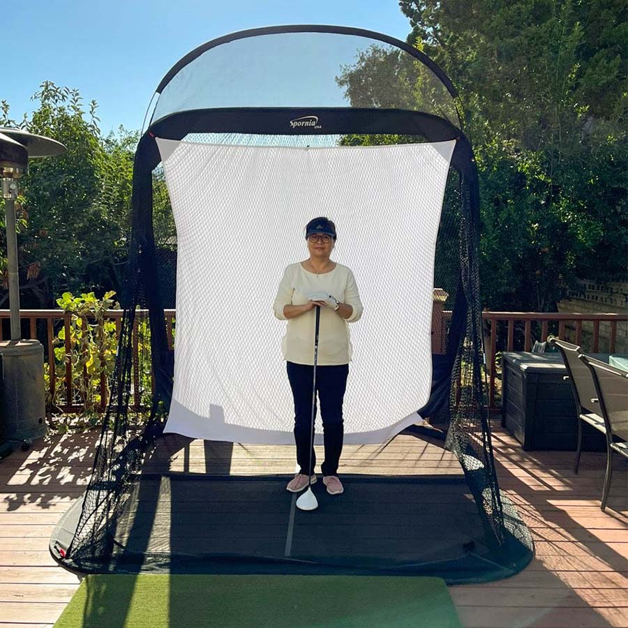 Spornia SPG-8 Golf Practice Net - XL Edition - Golf Simulators Direct