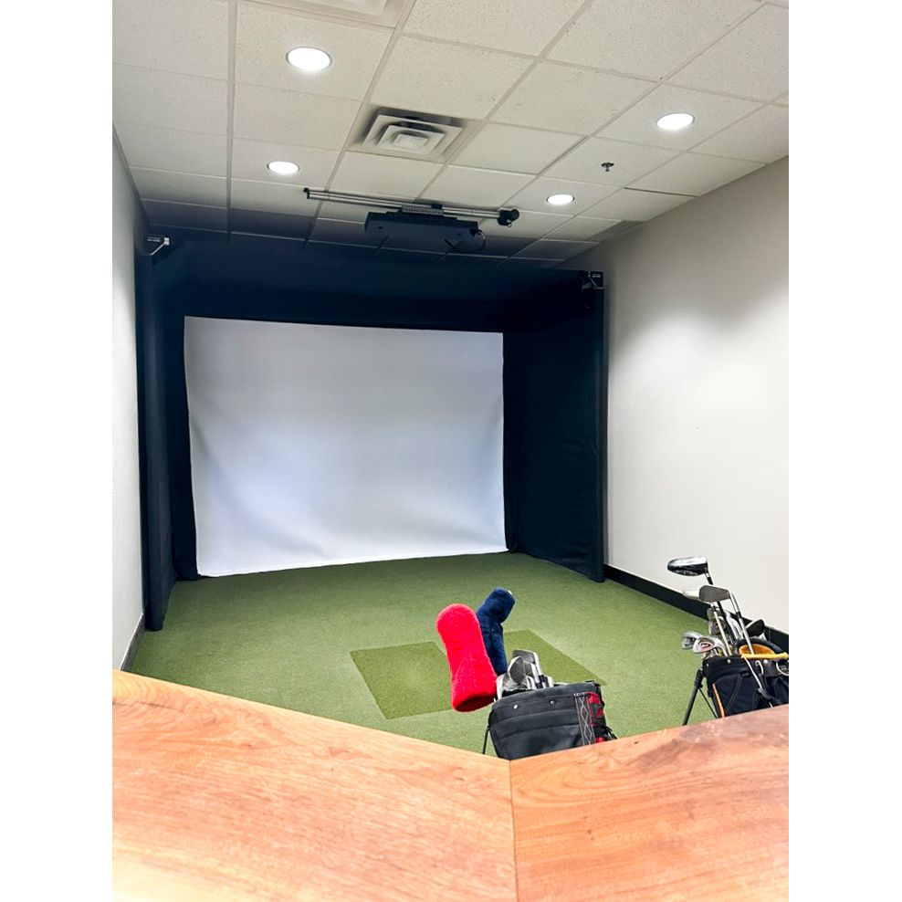 The SportScreen Parlour Series Golf Enclosure - Golf Simulators Direct
