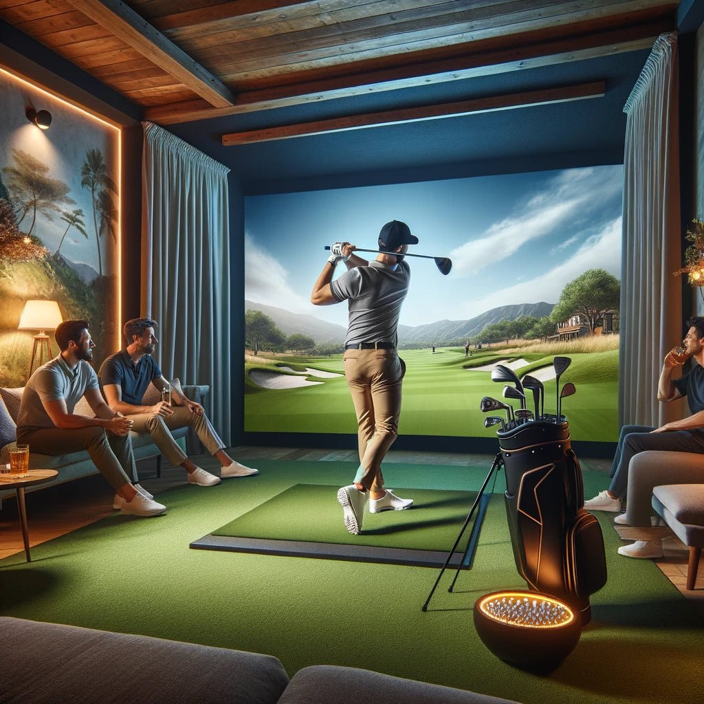 The Ultimate Golf Simulator Man Cave Guide - Golf Simulators Direct