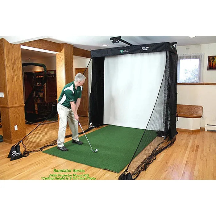 The Net Return: Simulator Series 12&#39; Golf Enclosure Package