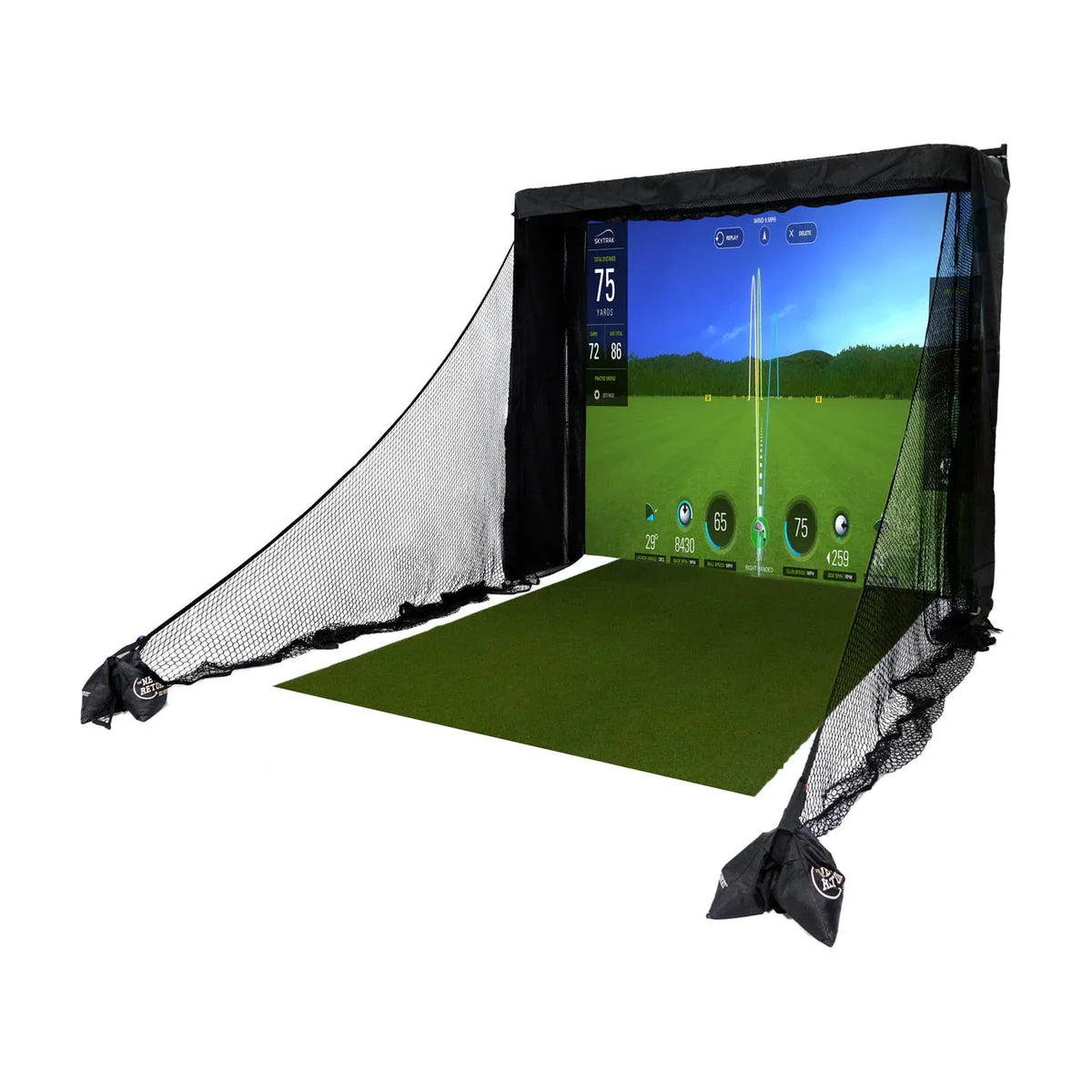 The Net Return: Simulator Series 10&#39; Golf Enclosure Package