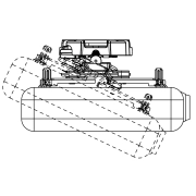 Carl&#39;s Place Flush Mount Projection Mount - Golf Simulators Direct