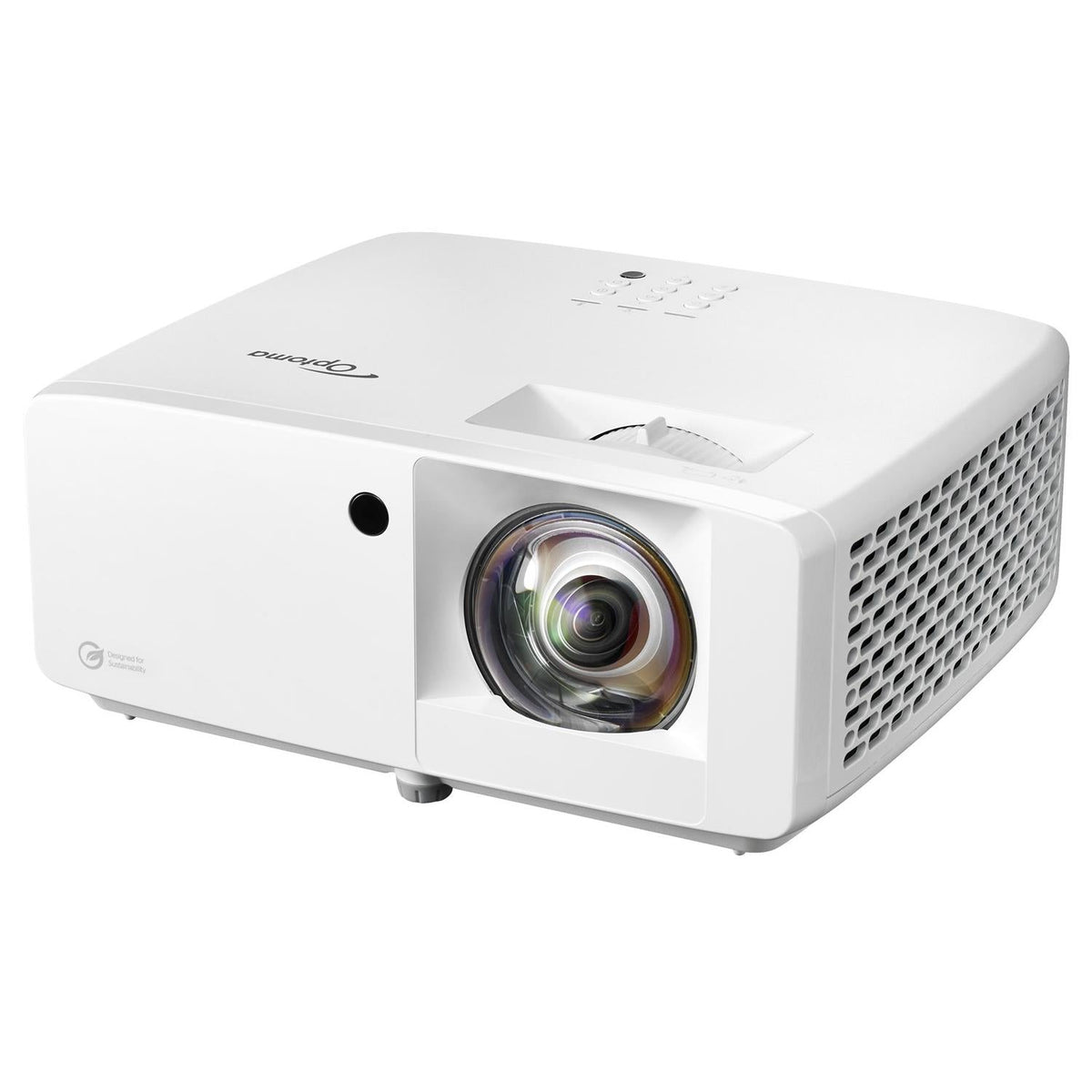 Optoma Technology UHZ35ST 3500-Lumen UHD 4K Short-Throw Laser DLP Projector - Golf Simulators Direct