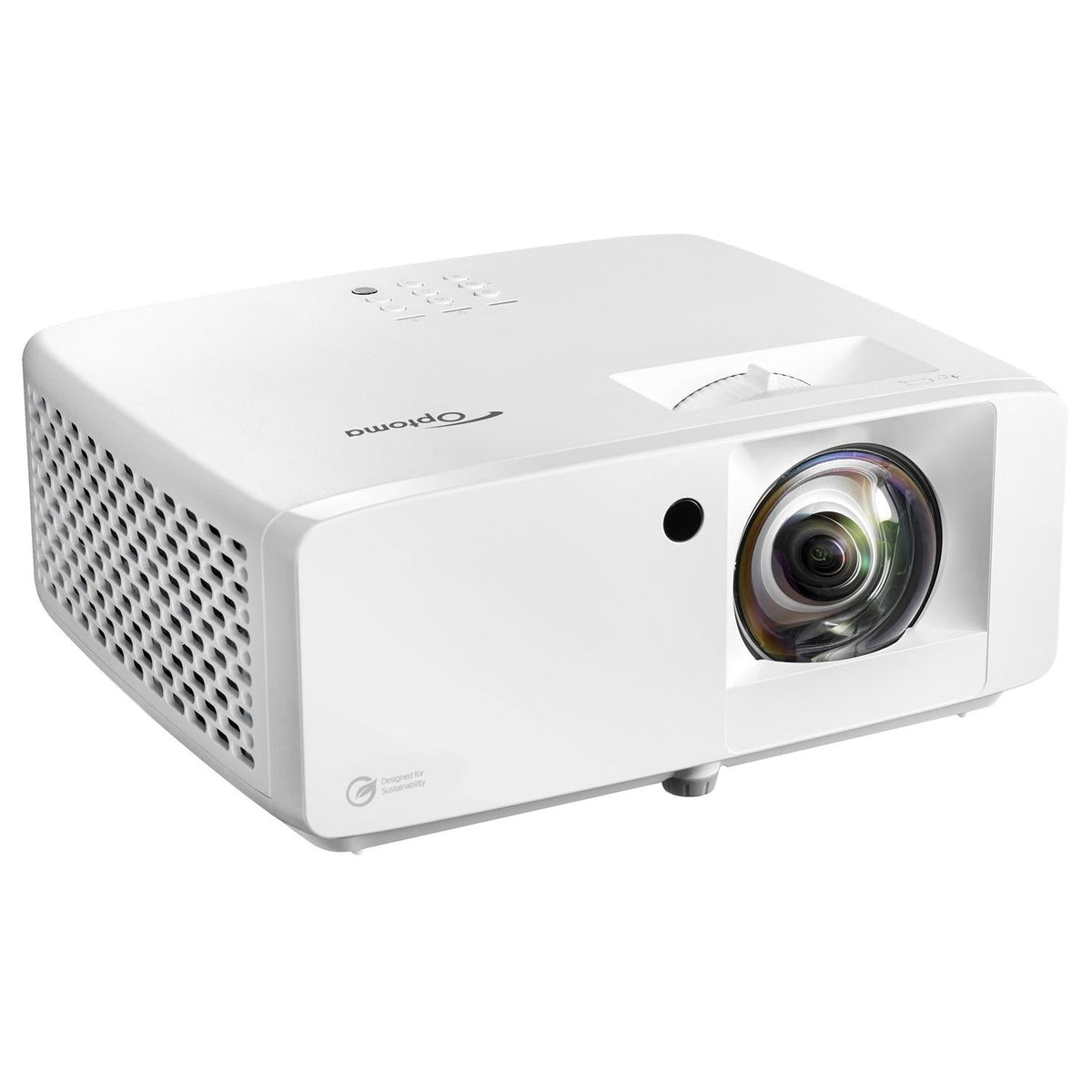 Optoma Technology UHZ35ST 3500-Lumen UHD 4K Short-Throw Laser DLP Projector - Golf Simulators Direct