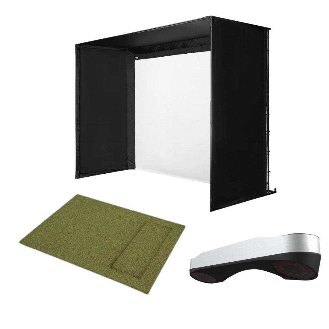 ProTee VX DIY Enclosure Package - Carl&#39;s Place Enclosure and Mat - Golf Simulators Direct