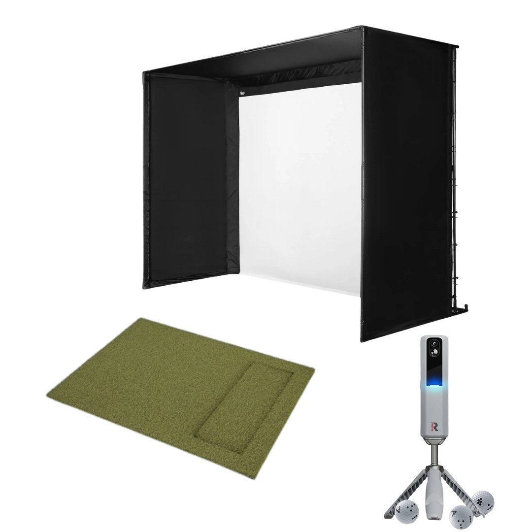 Rapsodo MLM2PRO DIY Enclosure Package - Carl&#39;s Place Enclosure and Mat - Golf Simulators Direct