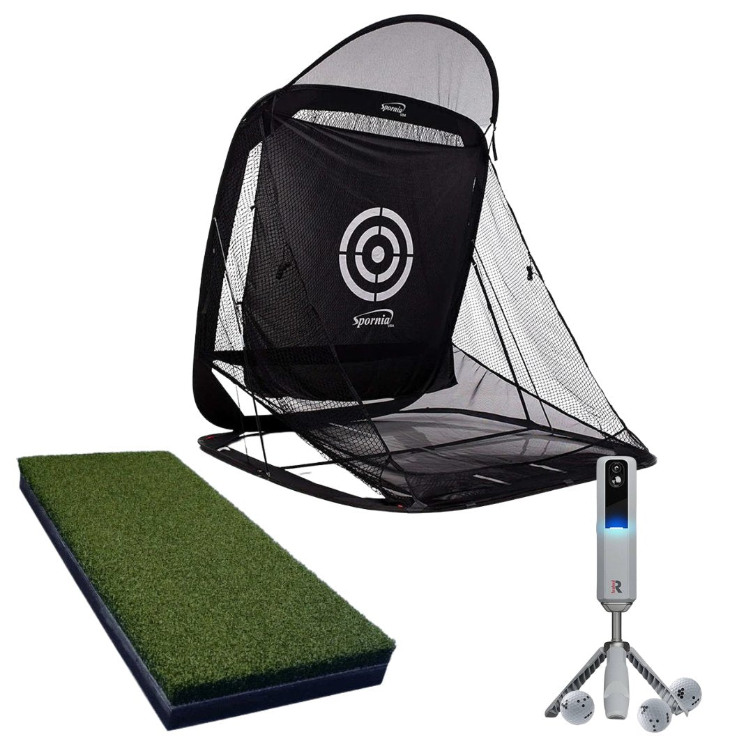 Rapsodo MLM2PRO Practice Package - Spornia Net with SIGPRO Hitting Strip - Golf Simulators Direct