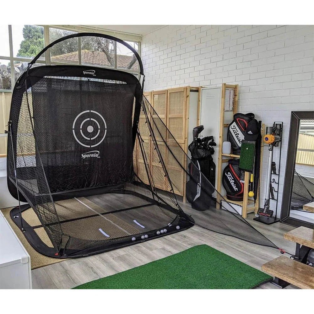 Rapsodo MLM2PRO Practice Package - Spornia Net with SIGPRO Hitting Strip - Golf Simulators Direct