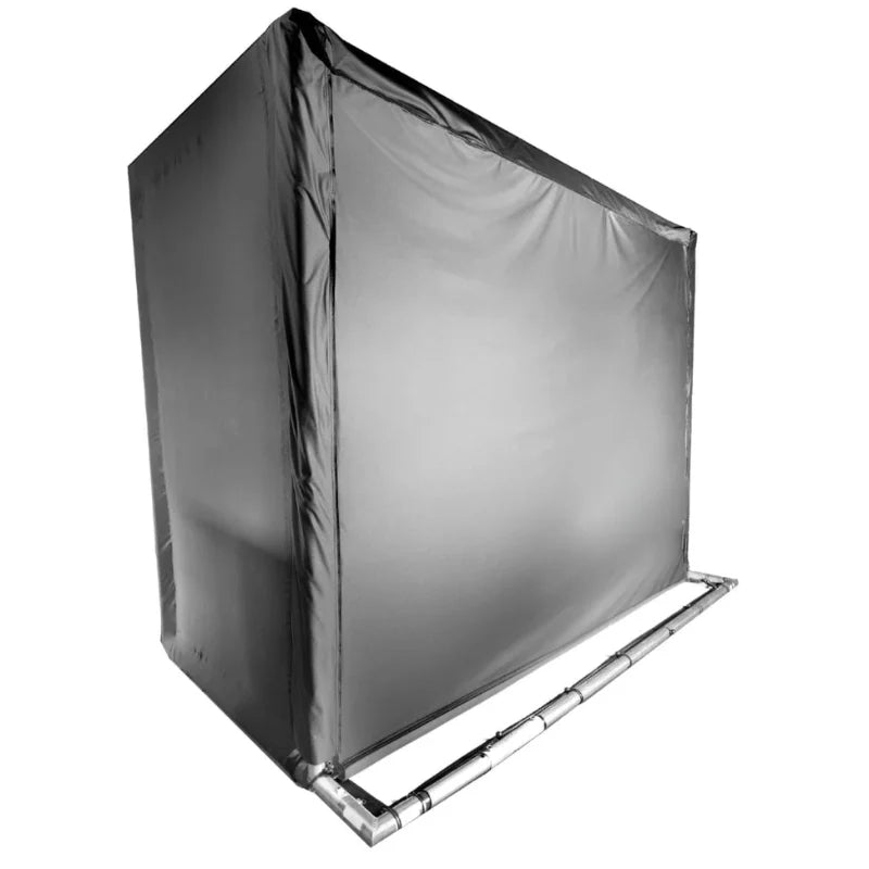 SIGPRO Golf Enclosure Blackout Screen - full setup with enclosure