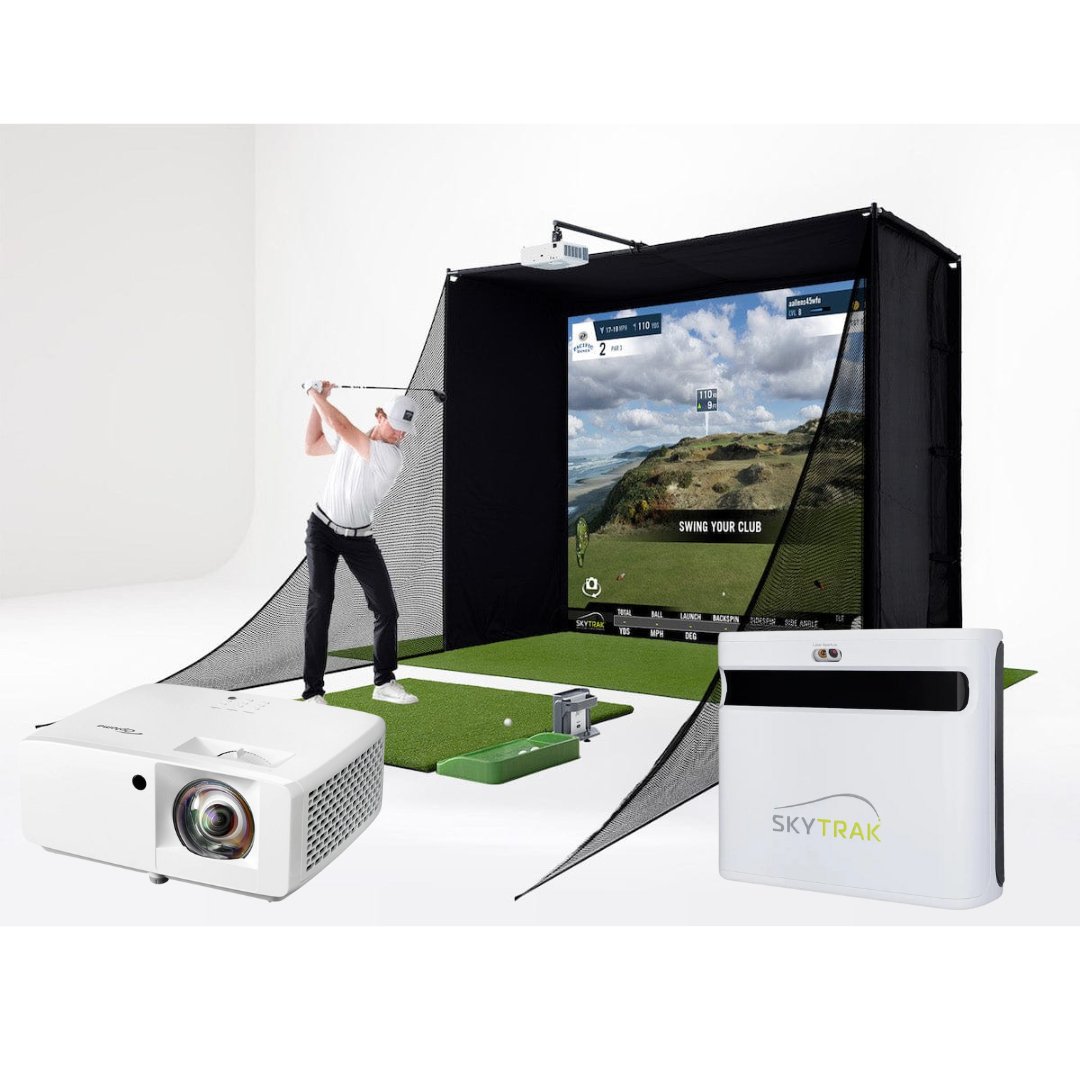 SkyTrak+ Golf Simulator Studio - Pro Package - Golf Simulators Direct