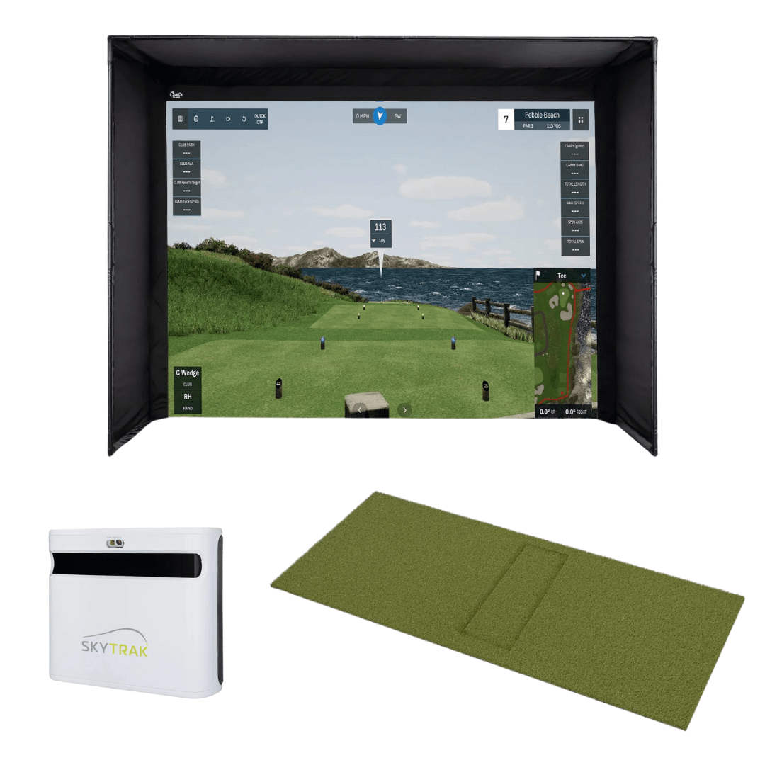 SkyTrak Plus - GSD Full Golf Simulator Package - Golf Simulators Direct