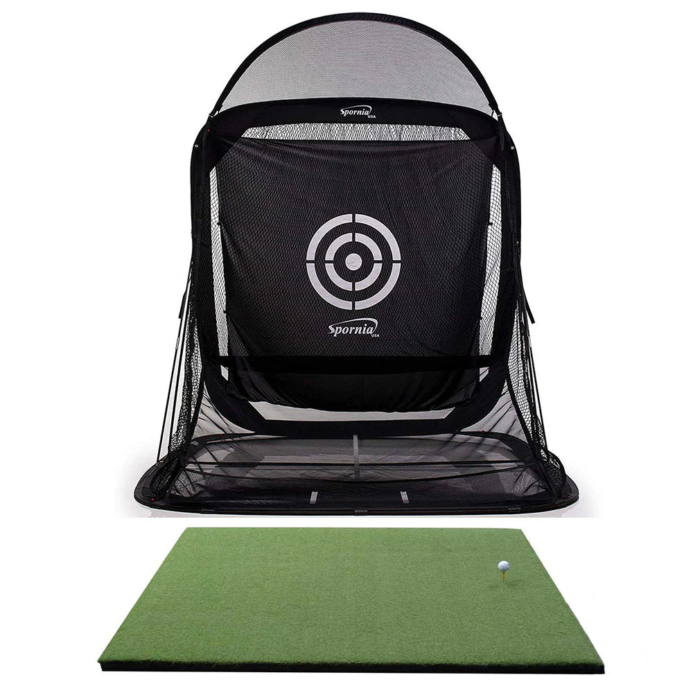 Spornia ProStrike Commercial Golf Mat Bundle - Golf Simulators Direct