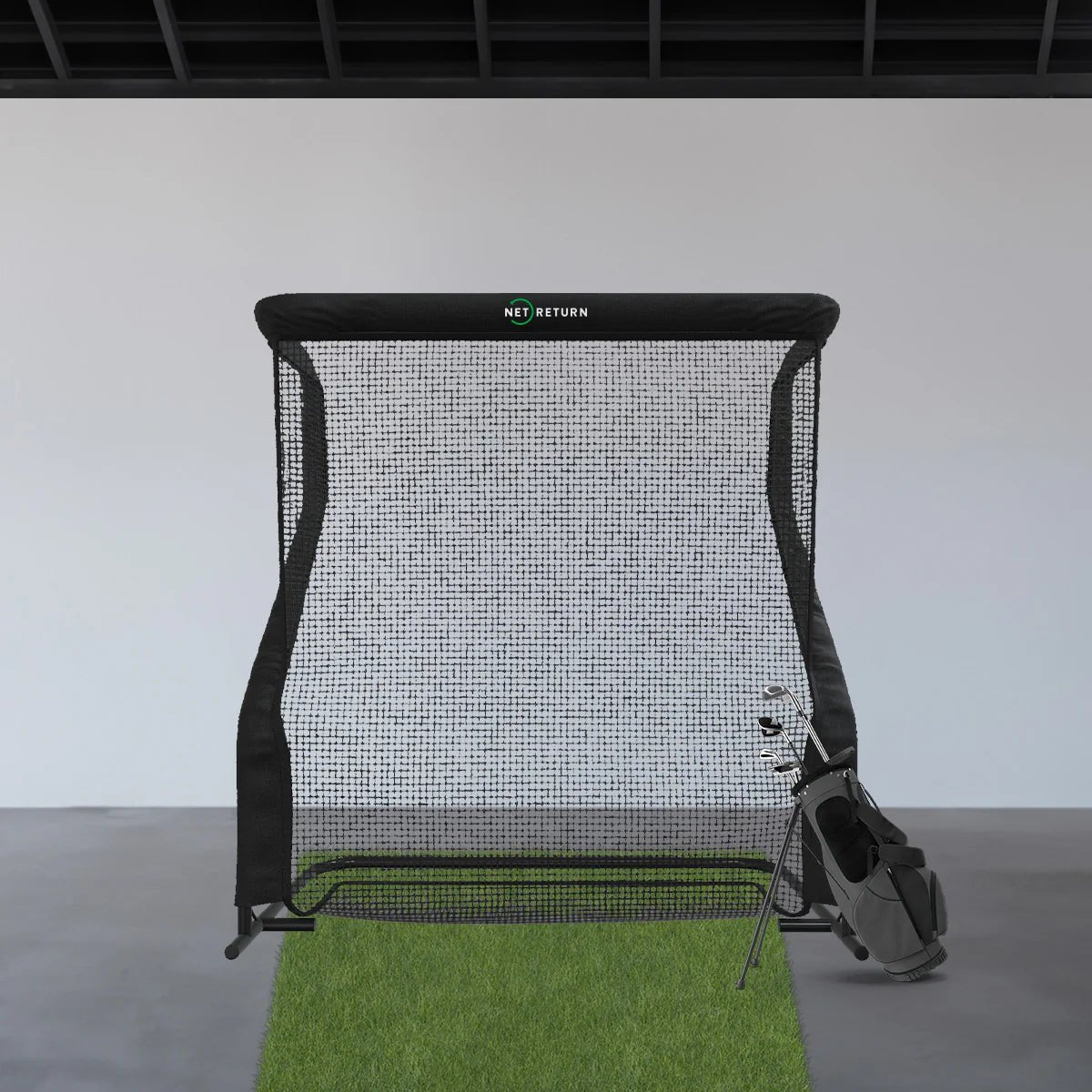 The Net Return: Pro 8 Golf Net and Mat - Golf Simulators Direct