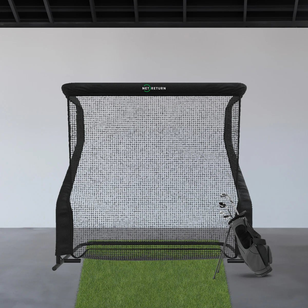 The Net Return: Pro 9 Golf Net and Mat - Golf Simulators Direct