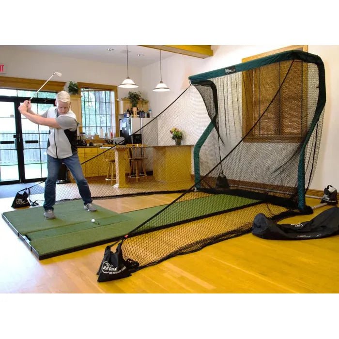 The Net Return: Pro Platinum Golf Net and Mat - Golf Simulators Direct