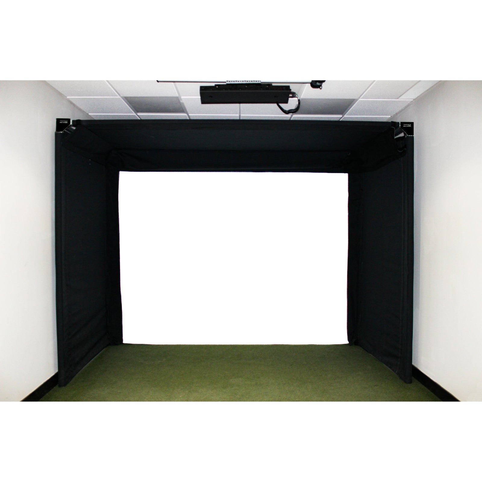 The SportScreen Parlour Series Golf Enclosure - Golf Simulators Direct