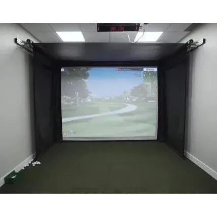 The SportScreen Retractable Golf Enclosure - Golf Simulators Direct